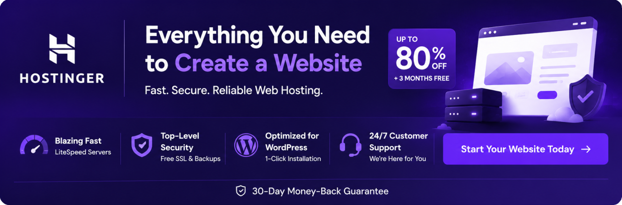 Hostinger — Web Hosting